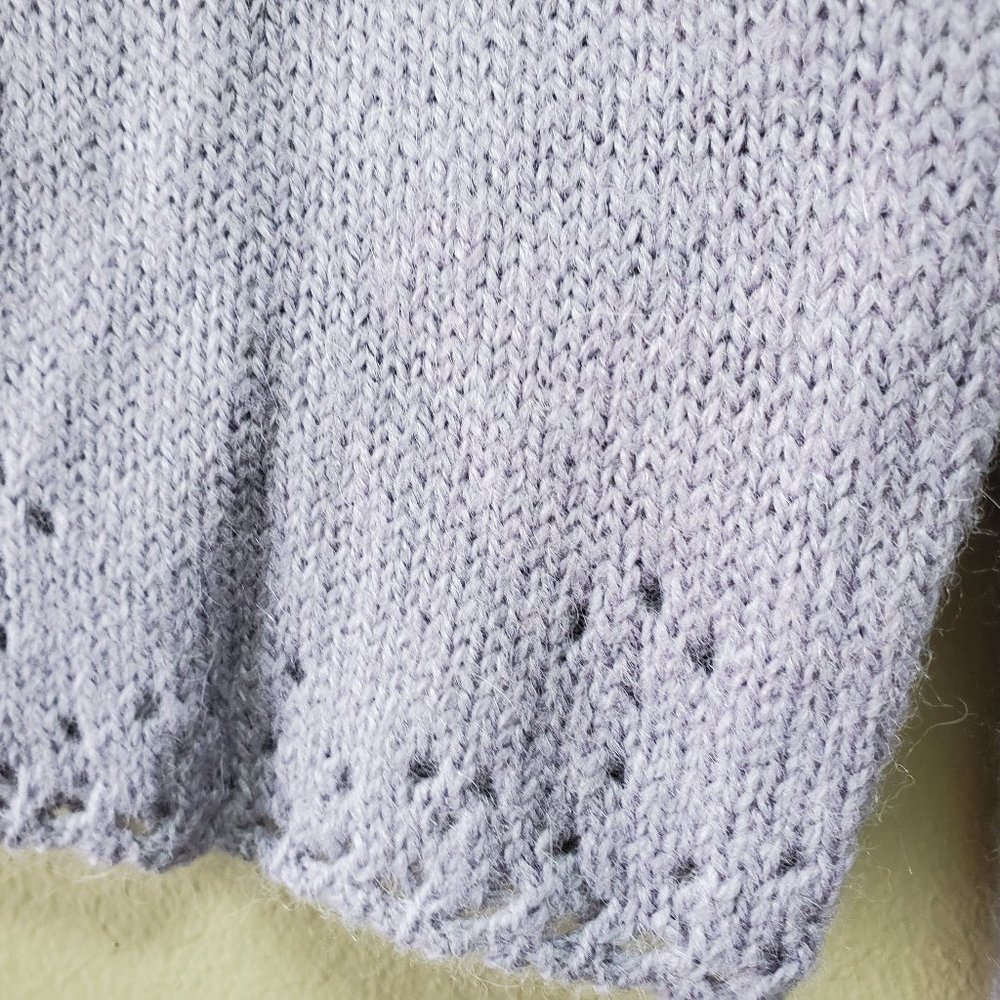 LUCKY BRAND PURPLE SWEATER - Picture 4 of 8